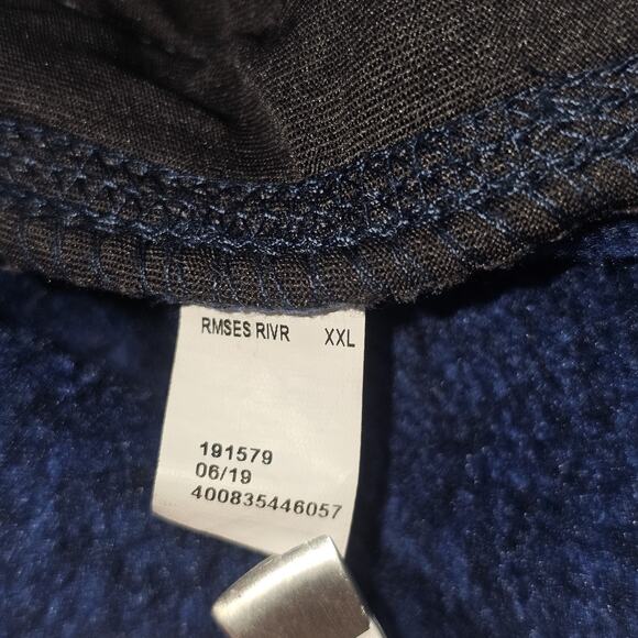 Sonoma Men's Good For Life Blue Fleece 1/4 Snap Mock Neck Sweater Size XXL - Picture 4 of 6